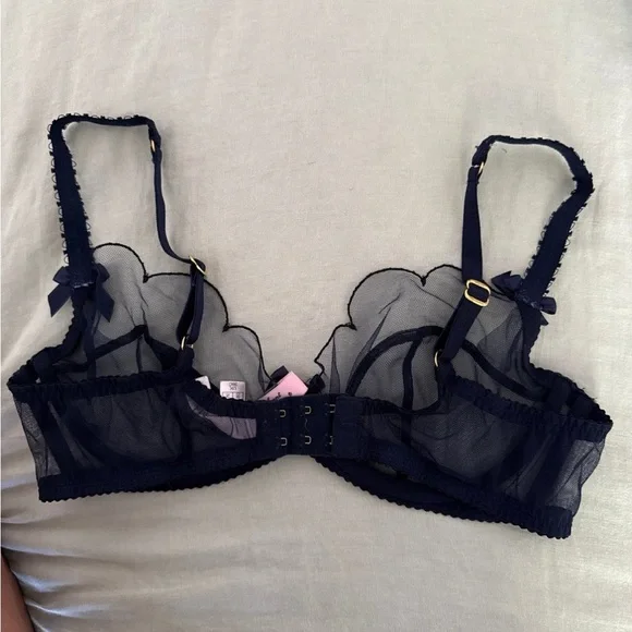 Agent Provocateur Black Sheer Mesh Bra - Picture 5 of 5
